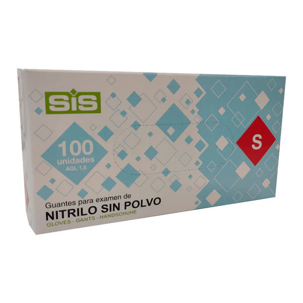 Luvas de Nitrilo sem pó - Rosa