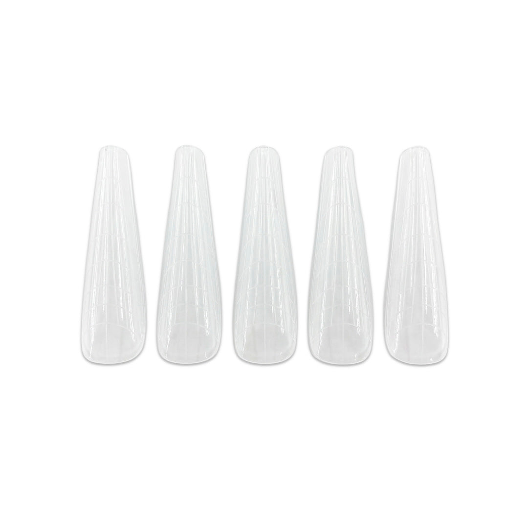 Dual Forms Moldes F1 formato Bailarina 120 unidades para alongamento profissional