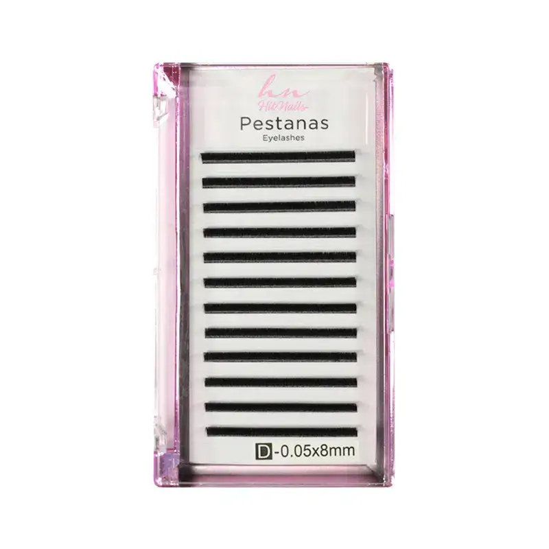 Caixa Pestanas 3D/Russas D 0,05mm x 8mm em Caixa 12 filas