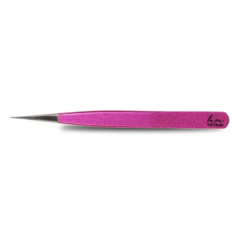 Pinça Pink Volume Russo para extensão de pestanas Hit Nails