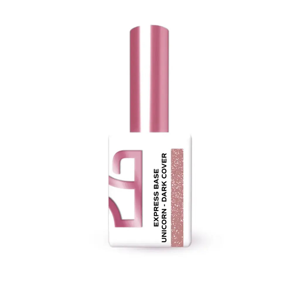 Express Base Unicorn Dark Cover base de verniz gel rosa neutro autonivelante