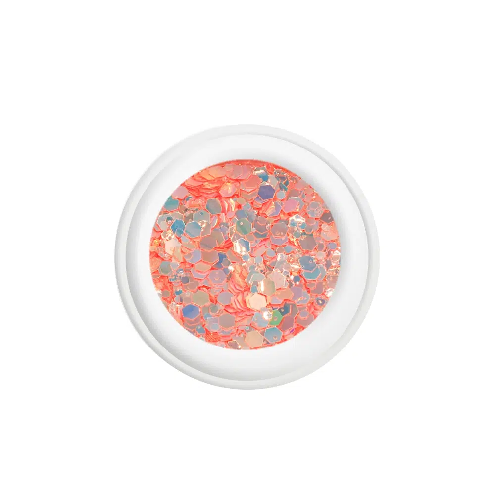 Oh My Glitter hexagonal para nail art Hit Nails