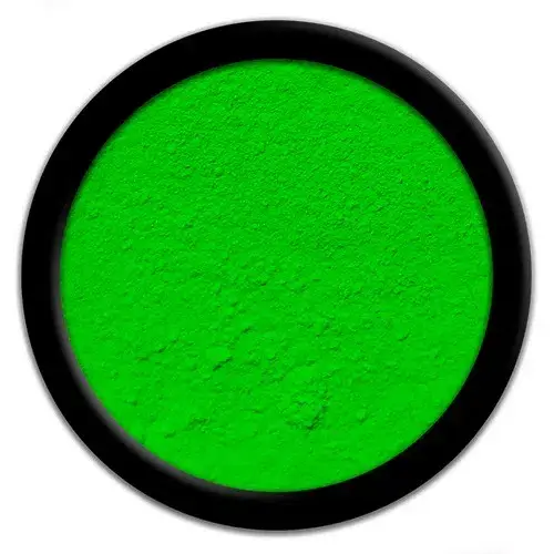 Pigmento neon verde para decoração e nail art profissional