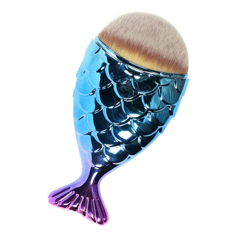 Pincel de Pó Peixe Multicolor para limpeza profissional após limagem