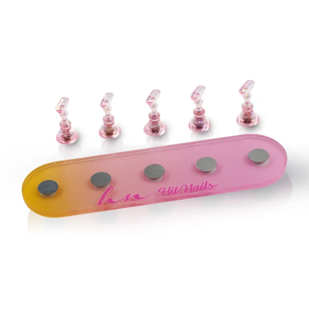 Pins Magnéticos para Nail Art com Base Rosa Unicórnio Hit Nails