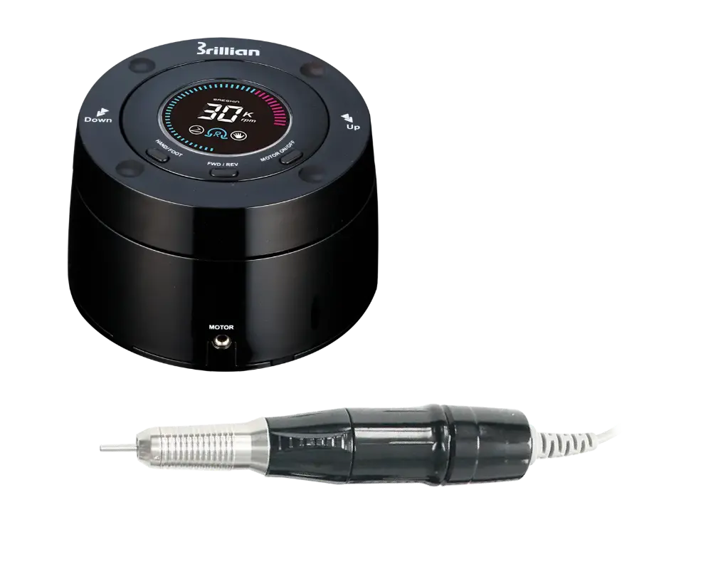 Polidora profissional SAESHIN Brillian Black 30000 RPM broca elétrica de unhas para manicure