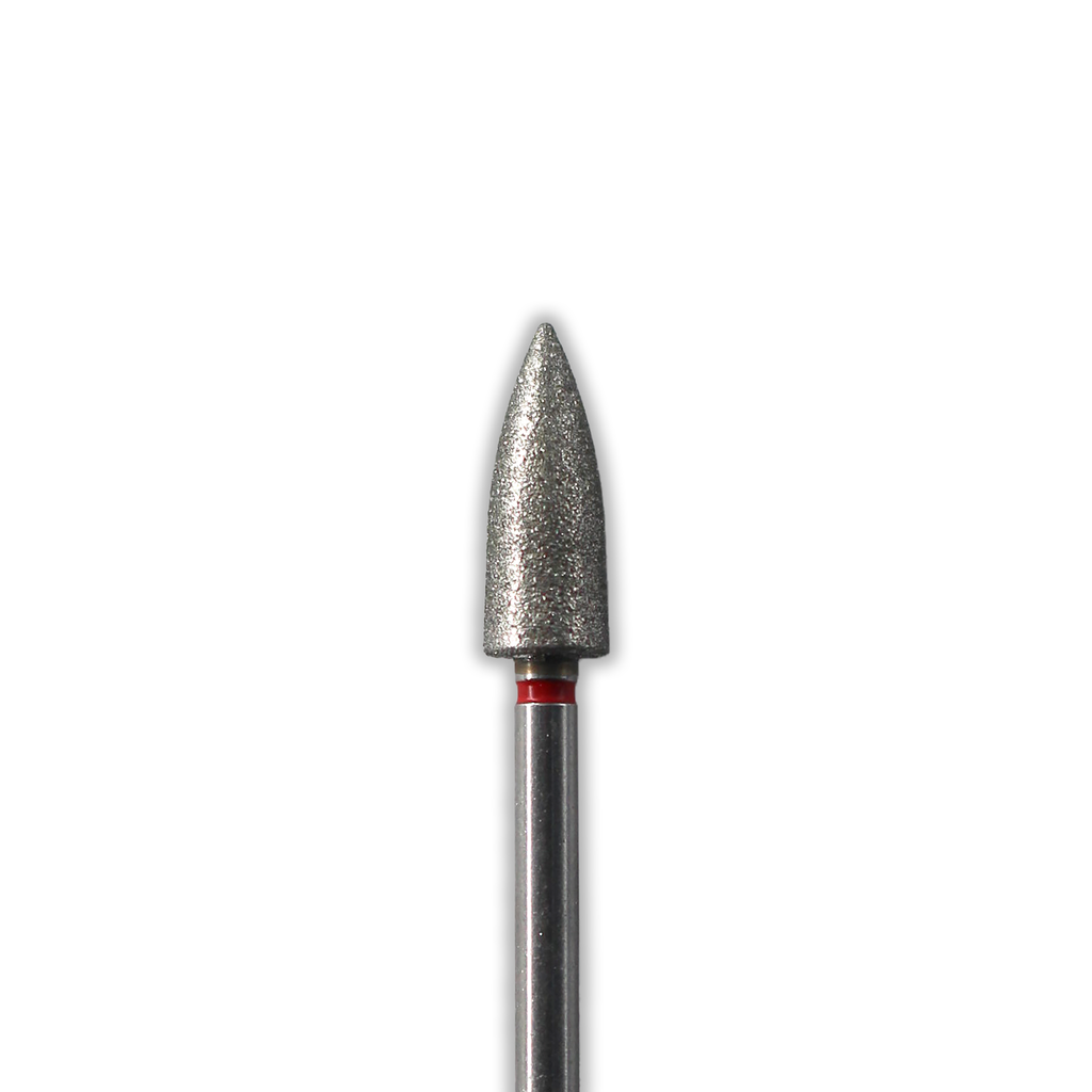 Ponteira broca diamante bala 4,7mm para cutícula com revestimento DLC