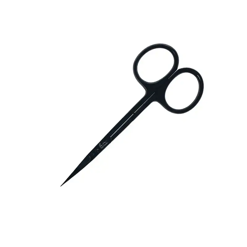 Tesoura de Cutículas Pro-Black Titanium lâmina curvada Hit Nails