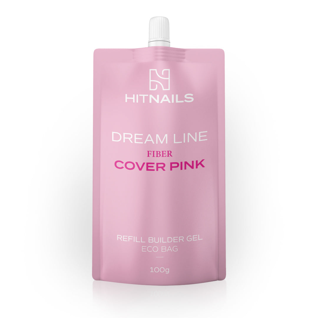 Gel de Construção Dream Line Self Level Fiber - Cover Pink