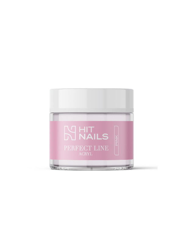 Perfect Line Acryl Pink acrílico de construção rosa transparente para alongamento profissional
