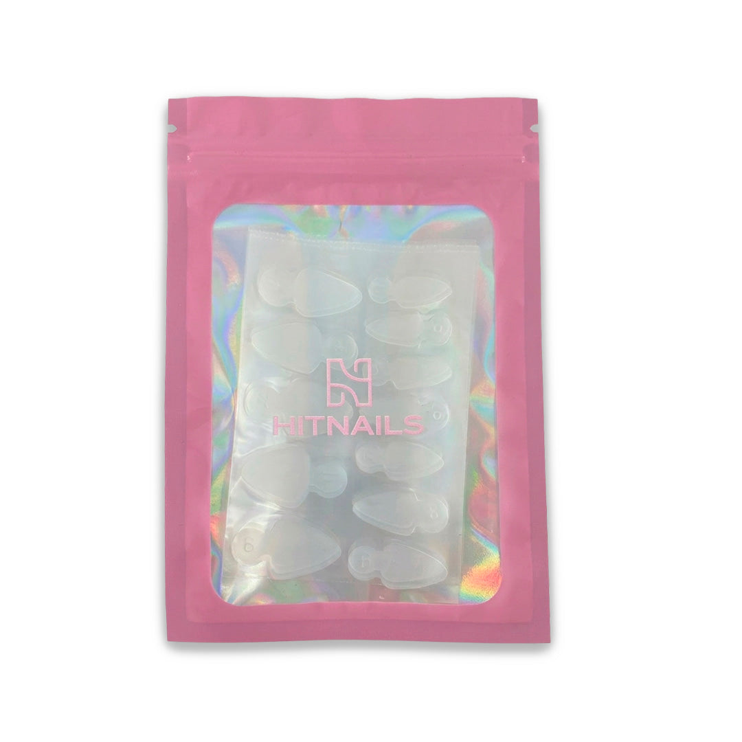 Moldes Silicone Francesa F1 N2 24 unidades para técnica de francesa reversa profissional
