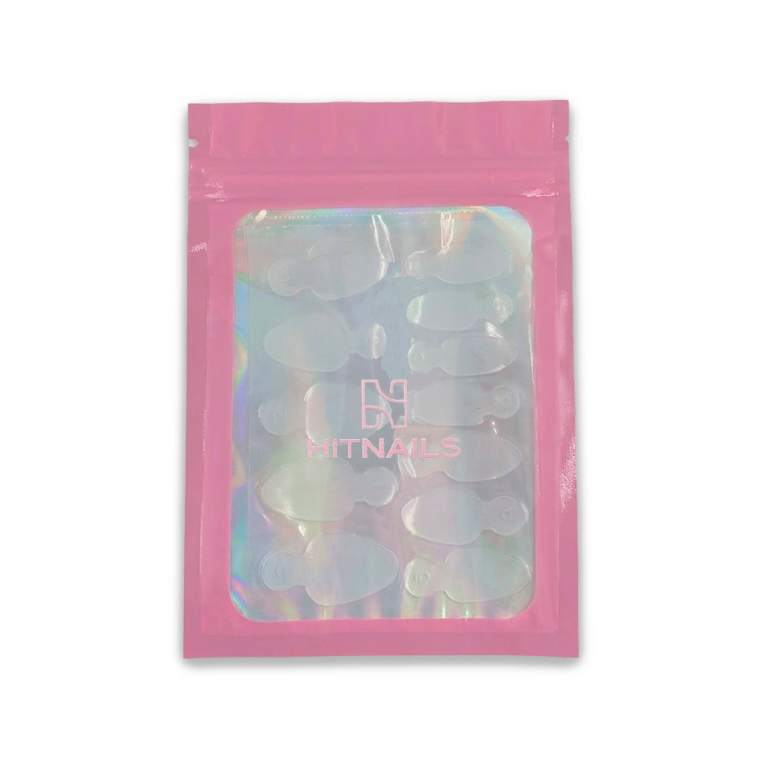 Moldes Silicone Francesa F1 N3 24 unidades para construção de francesa reversa profissional
