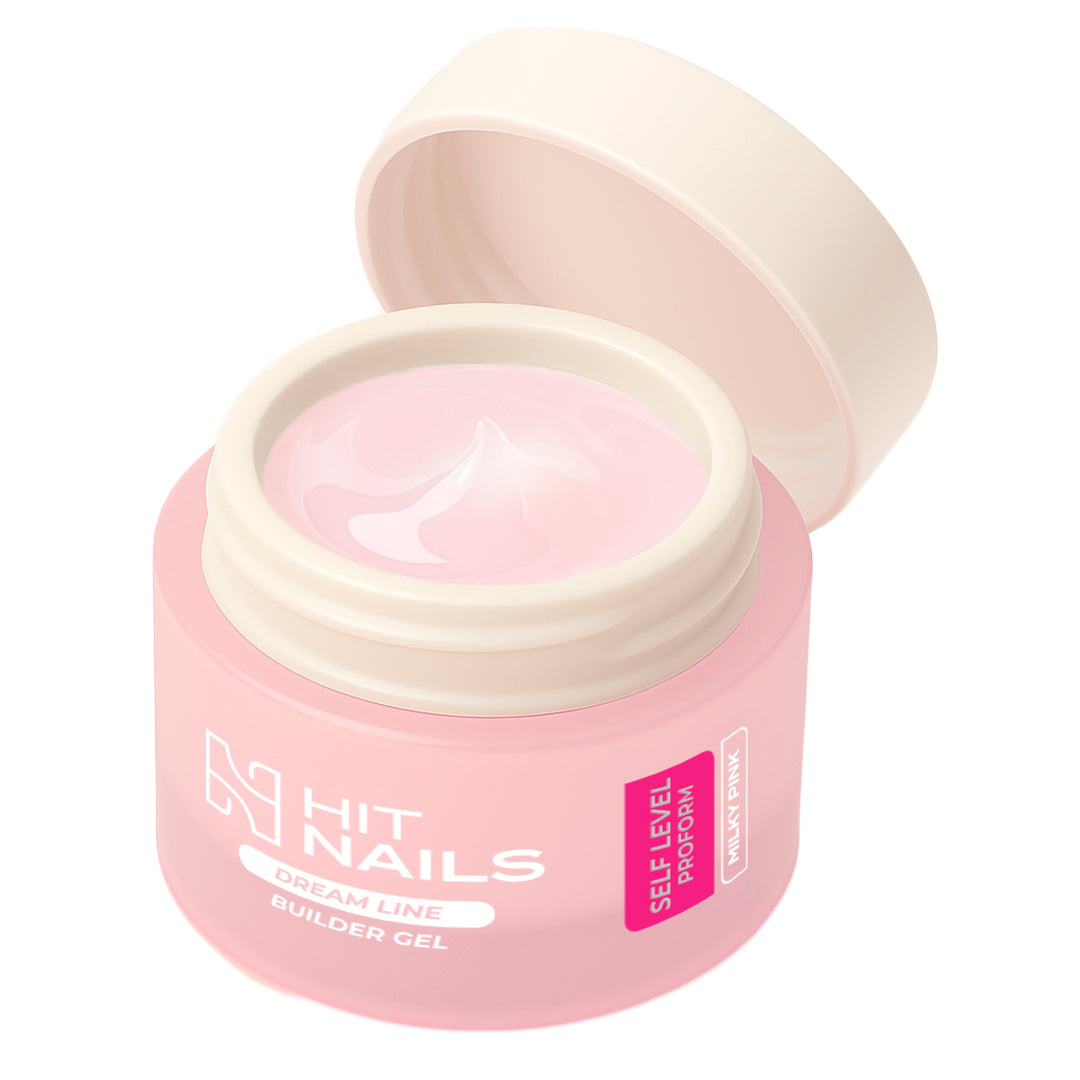 Gel de Construção Dream Line Self Level - Milky Pink