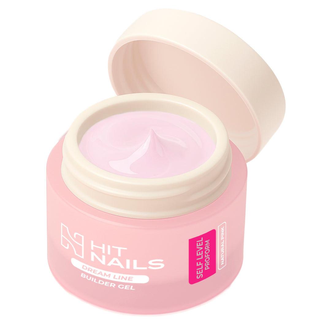 Gel de Construção Dream Line Self Level - Natural Pink