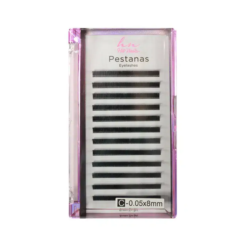 Caixa Pestanas 3D/Russas C 0,05mm x 8mm em Caixa 12 filas