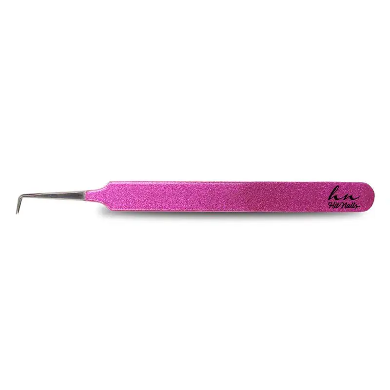 Pinça Pink Volume Russo para extensão de pestanas Hit Nails
