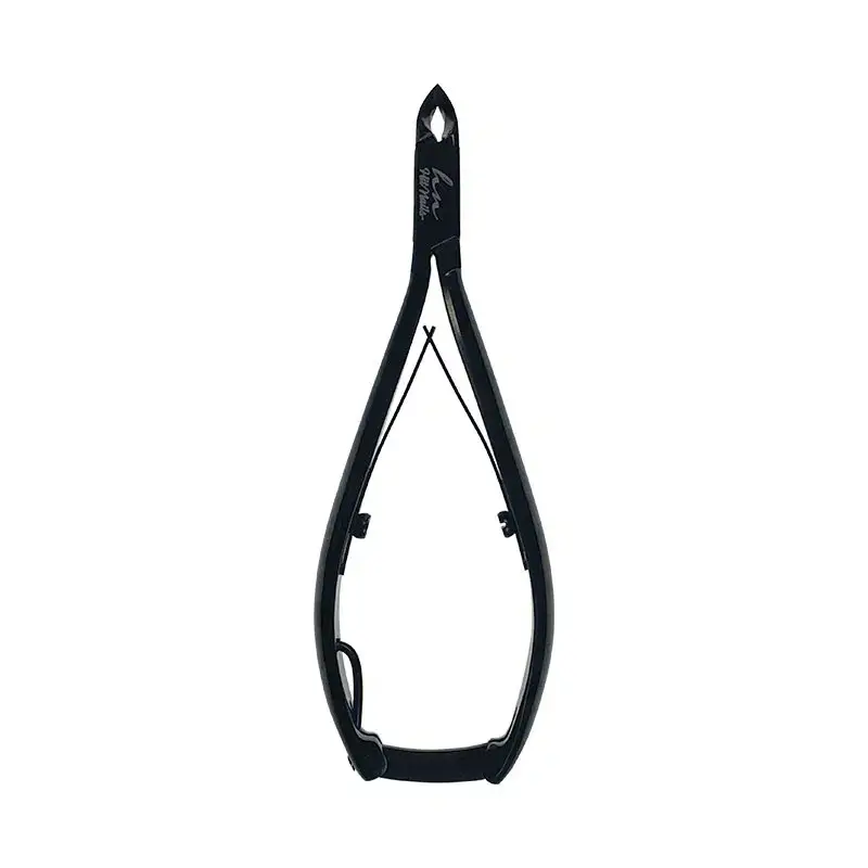Alicate de Cutículas 4mm Pro-Black Titanium Series Hit Nails
