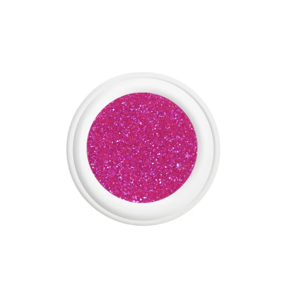 Glitter rosa Shine Me para decoração e nail art profissional
