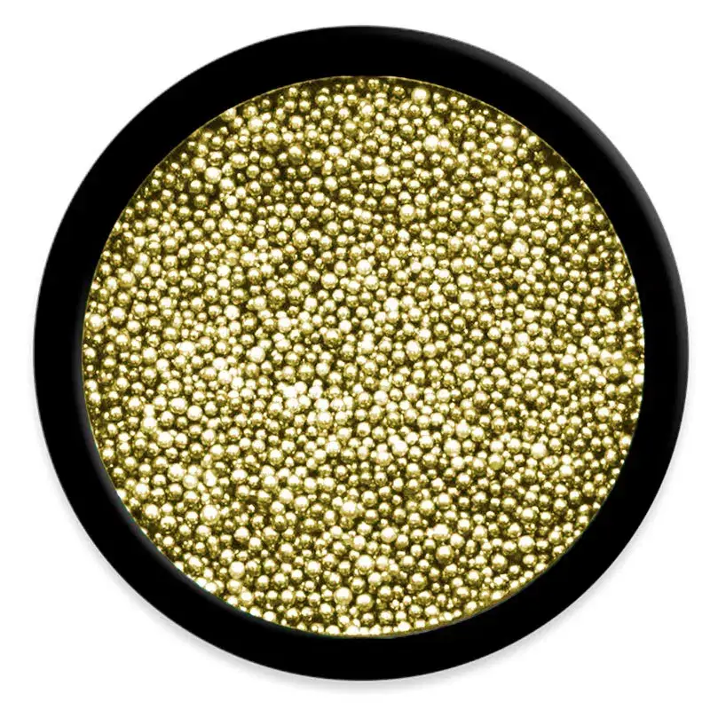 Micro Esferas Douradas para nail art Hit Nails
