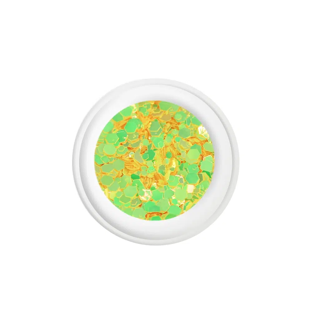Oh My Glitter hexagonal para nail art Hit Nails