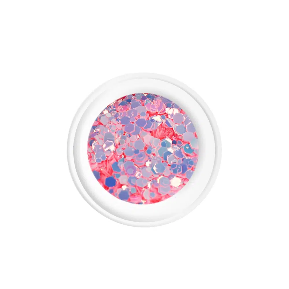 Oh My Glitter hexagonal para nail art Hit Nails