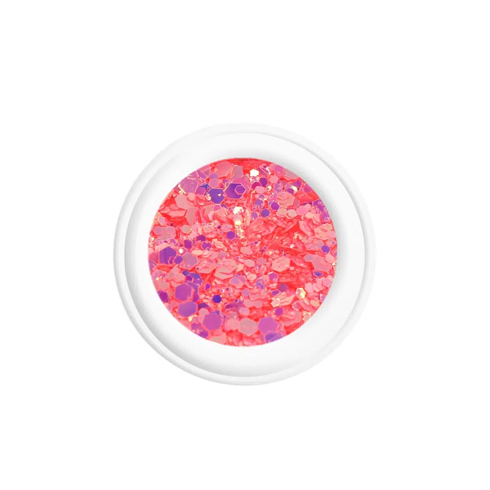 Oh My Glitter hexagonal para nail art Hit Nails