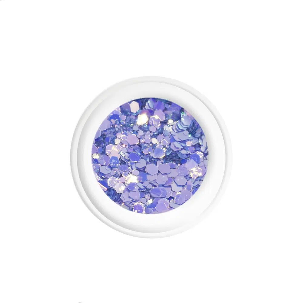 Oh My Glitter hexagonal para nail art Hit Nails