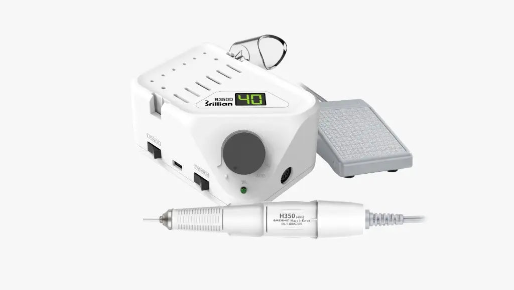Polidora profissional SAESHIN Brillian B350 Digital 40000 RPM broca elétrica de unhas 60W
