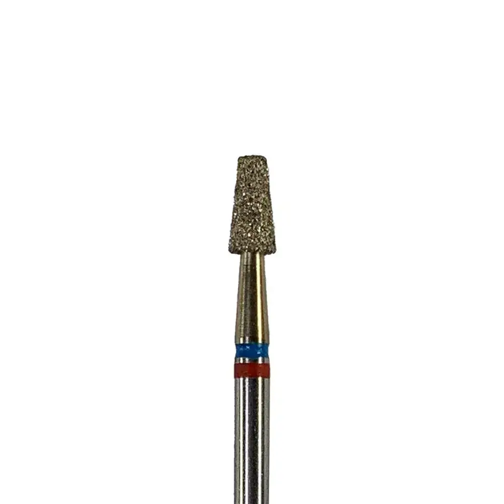 Ponteira broca diamante cone prep dupla gramagem para cutícula com revestimento ZRN
