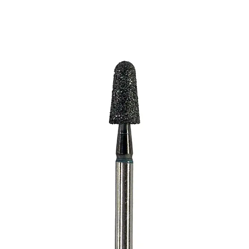 Ponteira broca diamante cone redondo 4mm com revestimento DLC para cutícula
