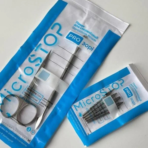 Sacos Transparentes de Esterilização 60 × 100 mm | Pack 100 Unidades